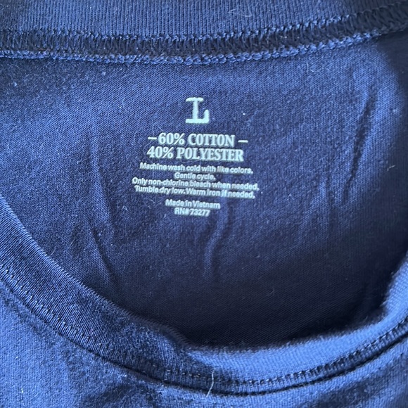 NWT 2-Piece Pajama Set Long Sleeved T-shirt & Microfleece pants SZ L Unisex - Picture 4 of 12